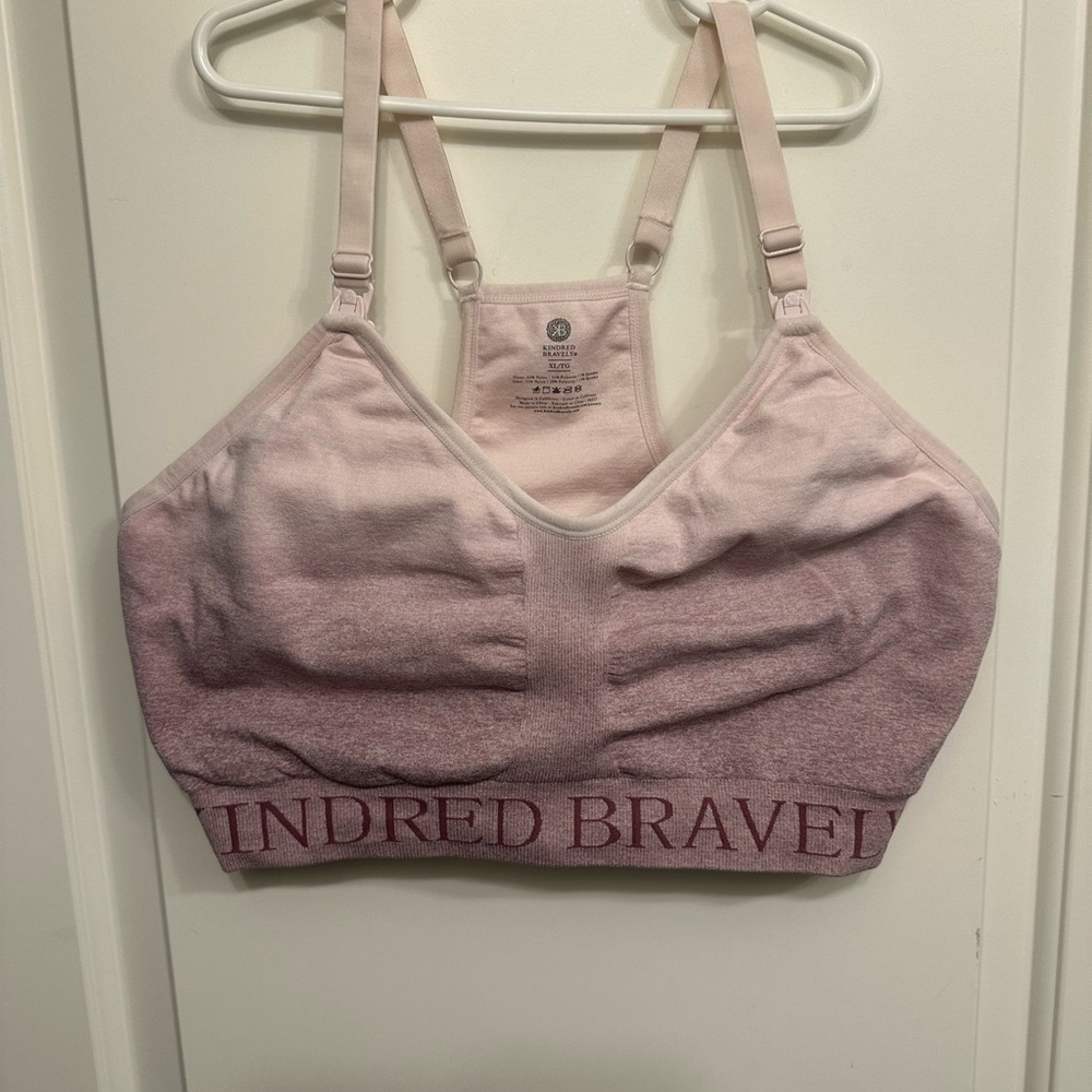 Kindred Bravely Blush Ombre Pump and Nurse Sports Bra